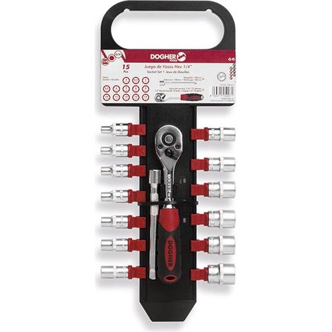 Satz à 15 Stk. Innensechskant 1/4  DOGHER 500-071
