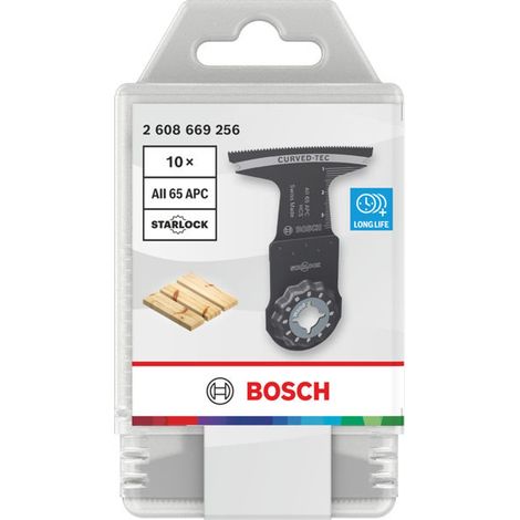 Bosch Tauchsägeblatt AII 65 APC Holz, Starlock, 65 x 40 mm, 10-tlg.