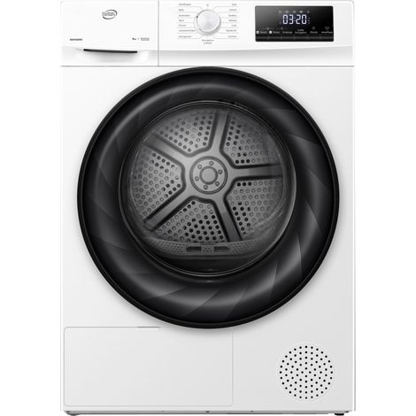 asciugatrice a libera installazione daya "dhtd9pd" a pompa di calore carico 8 kg classe energetica d