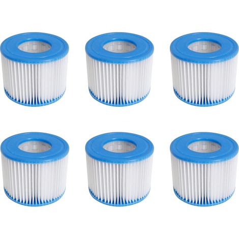 Cartouches filtrantes pour spas Bestway, Lay-Z-Spa et Coleman SaluSpa, taille VI, lot de 6 (références 90352E et 58323).-AquaForge (1/5)