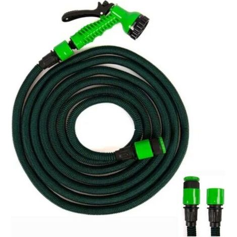 TUBO FLESSIBILE ESPANDIBILE 15 MT ANNAFFIA GIARDINO PISTOLA POMPA GIARDINAGGIO (1/2)