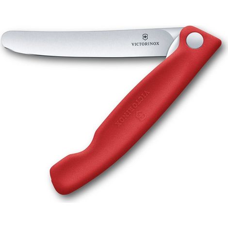 Cuchillo para el desayuno Victorinox Swiss Classic 6.7801.FC1, plateado con mango rojo (1/5)