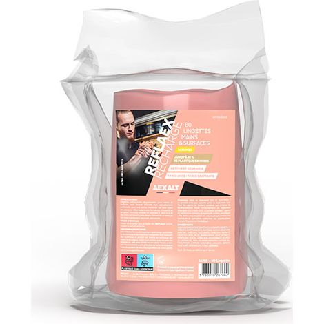 Ricarica per salviette sgrassanti REFLAEX - mani e superfici - AEXALT - SA766