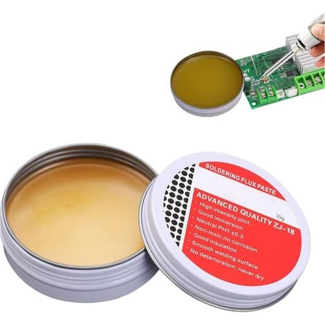 1 Pièce 10g Pâte à Souder,Flux Pâte à Braser,Outil de Réparation de Soudage Mécanicien,prcatical accessoires de soudure,No-clean (1/5)