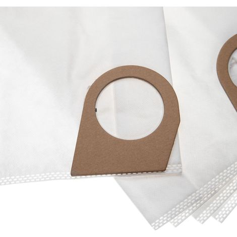 vhbw 50x sacchetto compatibile con Bosch GAS 1000 RF, GAS 1000 RF Professional aspirapolvere - microfibra, 55,55cm x 21,85cm Bianco