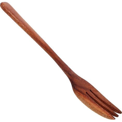 Glatte Küchengabel aus Holz mit langem Griff, Rührgabel – 16,50 x 3,00 x 1,00 cm (1/3)
