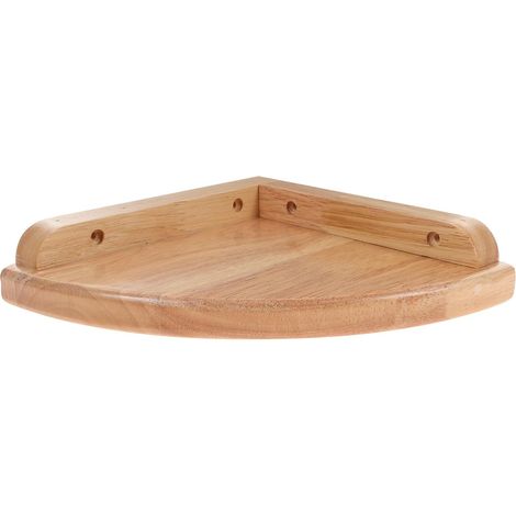 Étagère d'angle murale Healeved de 18 cm 7 pouces en plastique avec bords arrondis , idéale pour le (1/5)