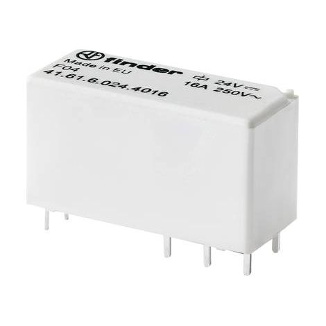 FINDER 41.61.6.024.4016 RELAIS POUR CIRCUITS IMPRIMÉS 24 V/DC 16 A 1 INVERSEUR (RT) 1 PC(S)