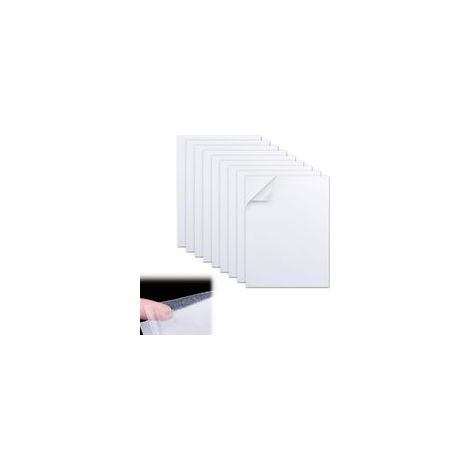 Feuilles Adhésives Double Face Adhésive Forte Format A4 Autocollant Ruban Adhésif Double Face Transparent Feuilles Ruban Auto-Adhésif pour Scrapbooking, Bricolage, Bureaux, Artisanat, 10 Feuilles