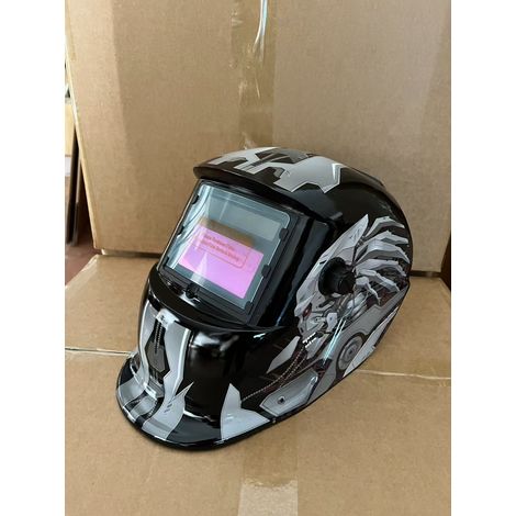 Casque de soudage automatique avec 2 lentilles et 2 capteurs – Obscurcissement DIN9 à DIN13 – Matériaux ABS et PP – Pour soudage ARC MIG TIG-DELKEVIC (1/4)