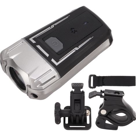 Lampe frontale vélo USB rechargeable, étanche, 4 modes, pour casque et guidon - Éclairage LED cyclisme extérieur (1/5)