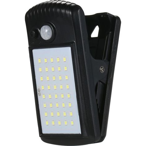 40LEDs Outdoor Solar Lights Clip-on Motion Sensor Lights Clamp Lamp IP65 Waterproof for Fence Deck Wall Garage Patio (1/5)