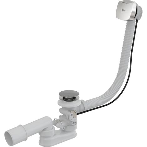 Sifón para bañeras de hidromasaje, tapón automático, cromado (1/3)