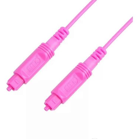 Câble à fibre optique numérique - 30 m, diamètre extérieur 2,2 mm, rose (1/5)