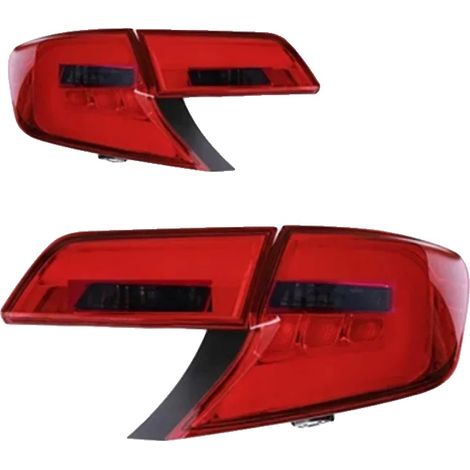 Set di luci posteriori a LED, facile installazione, compatibile con Toyota Camry 2012-2014, colore rosso fumé. (1/2)