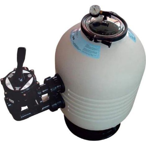 Filtre à sable M3000 430 mm pour piscines avec vanne latérale  Filtre monobloc 7000 l/h pour piscines résidentielles (1/5)