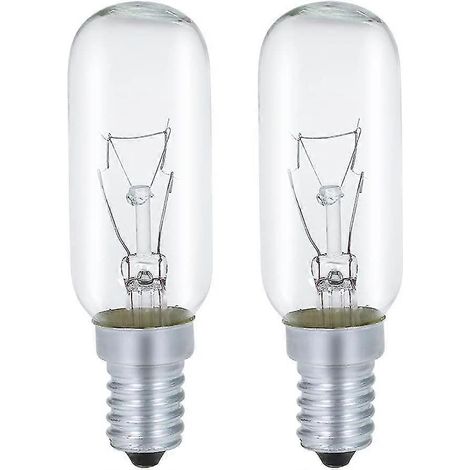 Ampoule pour hotte aspirante e14 40w 230v 2700k blanc chaud dimmable pack de 2 (1/5)
