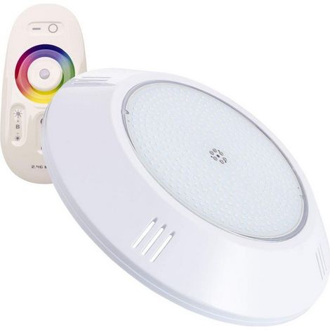 Foco Piscina Superficie LED RGBW Sumergible 12V DC IP68 20W RGBW (1/5)