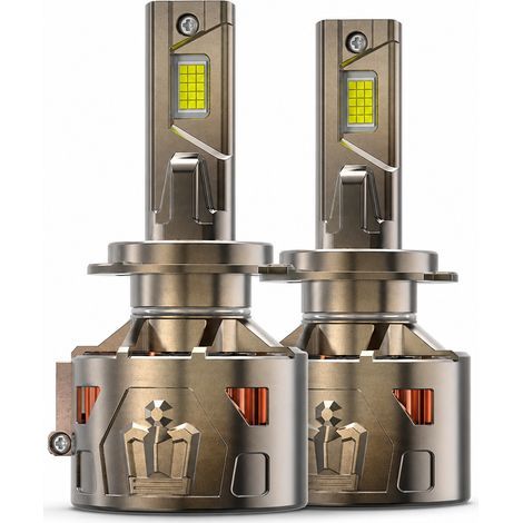 Ampolla LED H3 para faro de coche, 330 W, tres tubos de cobre, acabado bronce REDSEA (1/5)