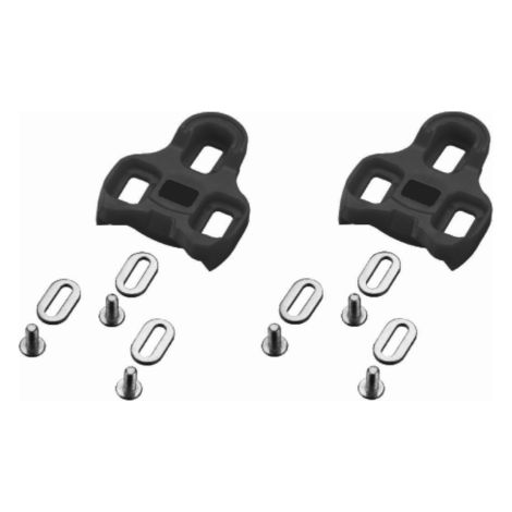 KIT PLACCHETTE NERE 0° COMPATIBILI LOOK KEO PER PEDALI BICI CORSA TACCHETTE SGANCIO Ecovelo