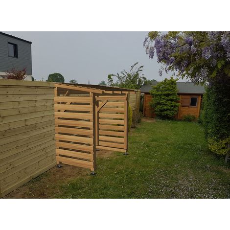 Module Kit Bûches 2m - Couvert - Cl3 Marron (1/5)