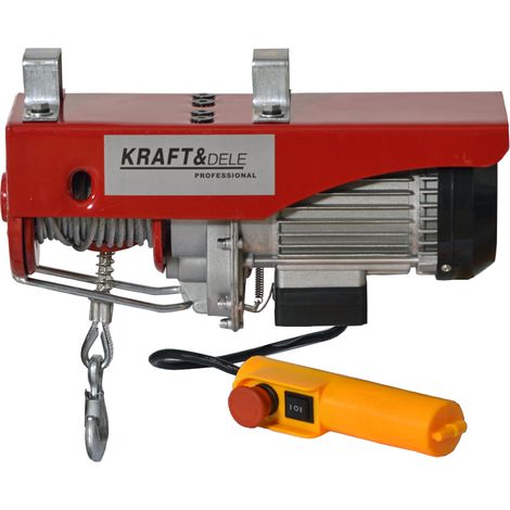 Cabrestante eléctrico de cuerda de 250 kg, fuerte y estable  Kraft&Dele