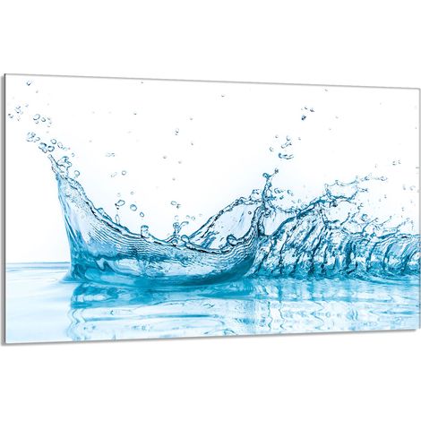 Glasschutzplatte für den Herd 80x52 Wasser (1/5)