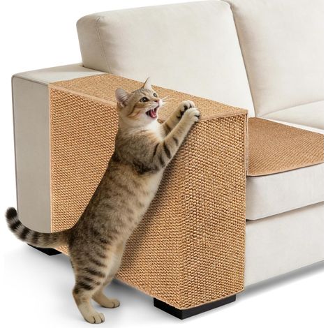 Protection de canapé griffoir pour Chat – Protections d'angle et d'accoudoirs pour Chats, Protection de Meubles Contre Les Griffes de Chat (1/5)
