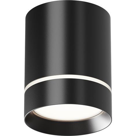 Plafoniera LED Maytoni Orlo nera 9W 4000K alluminio (1/5)