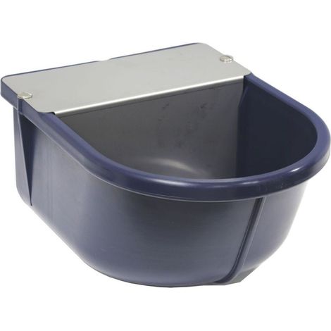 Abbeveratoio per cavalli a livello costante in plastica ABS con piastra inox e tappo per pulizia