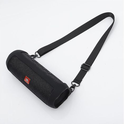 Étui en silicone noir pour enceinte Bluetooth JBL Flip 5 Kaleidoscope 5e génération (1/3)