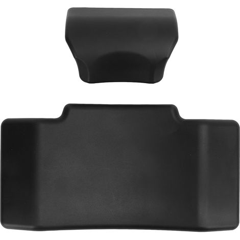 Dossier de passager de moto, boîtier supérieur confortable en cuir PU, boîte à bagages arrière, coussin de coffre (1/5)