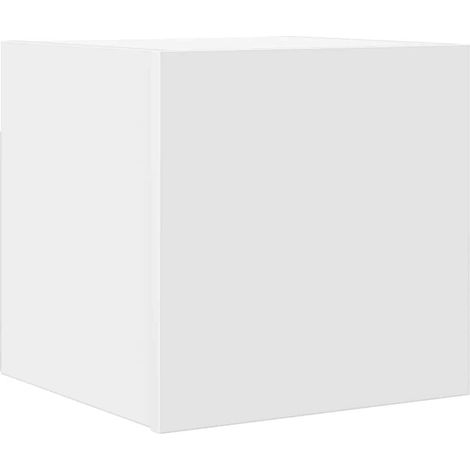 Mobile TV multimediale scaffale per televisione televisione buffet sala da pranzo soggiorno camera da letto a parete 30,5 x 30 x 30 cm bianco 020027753