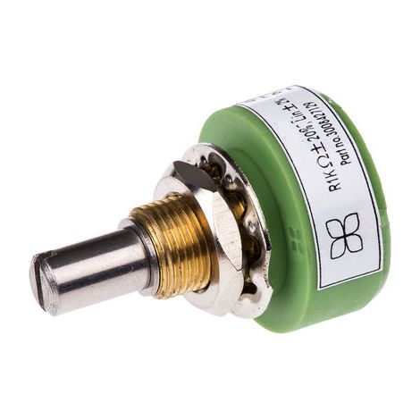 Potentiomètre Rotatif RS PRO, 1kO max, Ø axe 6,35 mm, Montage panneau ( Prix pour 1 ) (1/2)