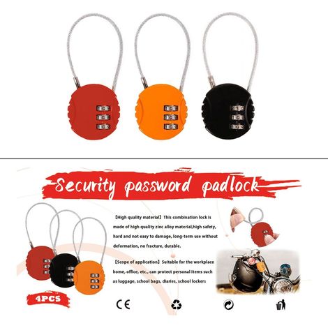 Cadenas, cadenas à combinaison, cadenas à combinaison pour armoires
