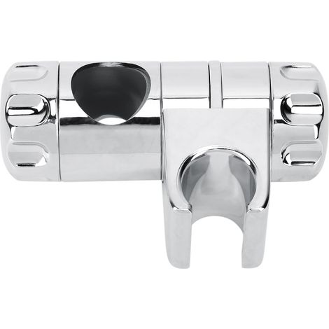 Support coulissant pour pommeau de douche de salle de bain en ABS, fixation par pince réglable, trou de 25 mm (1/5)