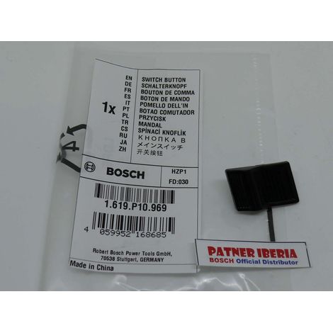Repuesto original BOSCH 1619P10969 Botón de mando GWS 700 GWS 7-115 GWS 9-115
