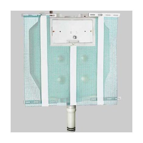CASSETTA INCASSO SARA PNEUMATICA WC COMPL. DI PLACCA E TUBO 9 LT - 1 pezzi - PUCCI