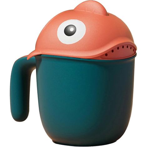 Gobelet de rinçage bébé motif poisson 650 ml polypropylène avec poignée et 7 becs ergonomiques (1/5)