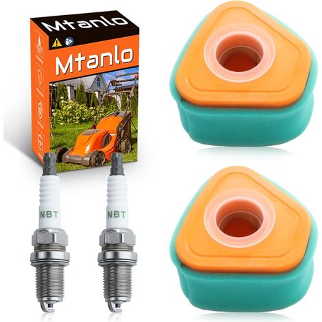 Lot de 2 filtres 595853 avec préfiltre 597266 Remplacer pour 595853 597265 Convient pour 115P02 115P05 123P02 123P07 123P0B 123P32 125P02 125902 (1/5)