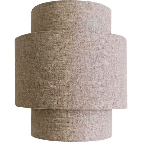 Applique luminaire en lin naturel Opjet (1/4)
