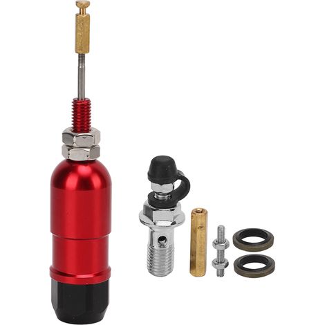 Maître-cylindre d'embrayage hydraulique rouge pour moto, pompe de frein avec tige de poussée, kit de remplacement pour motocyclette et scooter, accessoire robuste de 1 pièce (1/5)