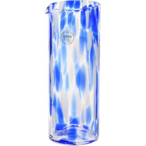 Caraffa in vetro blu