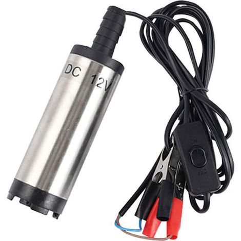Bomba Sumergible - 12 V - Acero Inoxidable - 38 Mm - Para Transferencia De Diesel Y Agua - 1 Unidad (1/5)