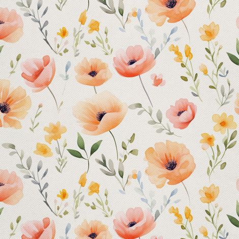 Tela decorativa para exteriores Oxford - Flores - DX2417 (1/5)