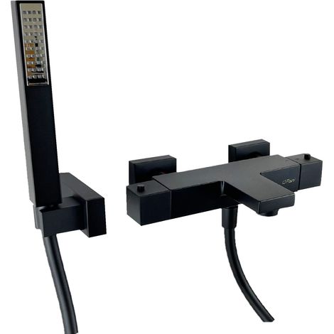 Miscelatore vasca esterno termostatico colore nero opaco Paini Venti V2YO105TCTH Nero opaco (1/3)