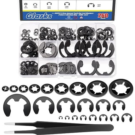 Steel Inner Tooth Star Locking Washers (1/5)