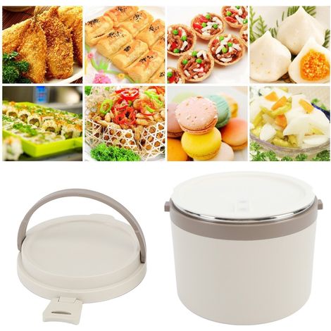 Isolierte Lunchbox aus Edelstahl 304, ideal für Büroangestellte und Studenten, 1200 ml (1/5)