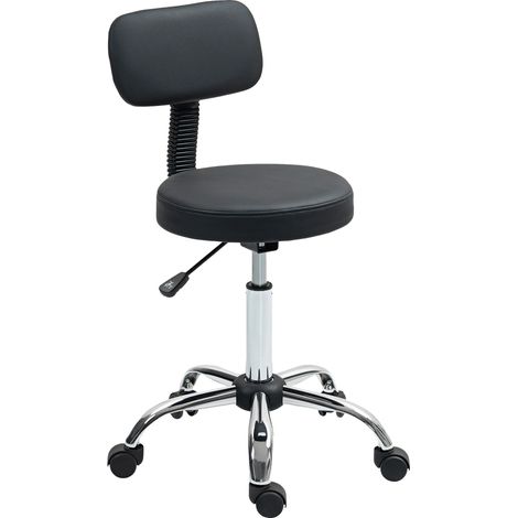 Tabouret pivotant, hauteur réglable de 78 à 93 cm, capacité de poids de 150 kg, roues pivotantes à 360 degrés, matériaux durables, assemblage requis (1/5)