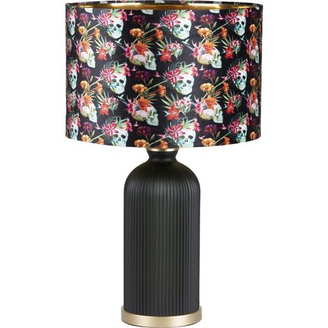 Tischlampe mit Kristallschädeln, 48 x 48 x 63 cm (1/5)